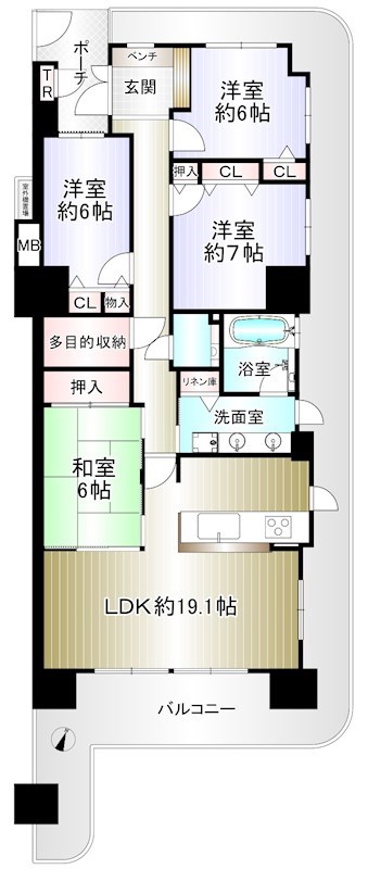 堺・泉北光明池城山公園シンシア 間取り図