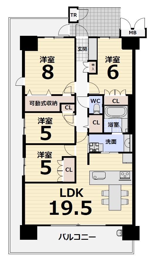 プレイズ堺光明池 間取り図