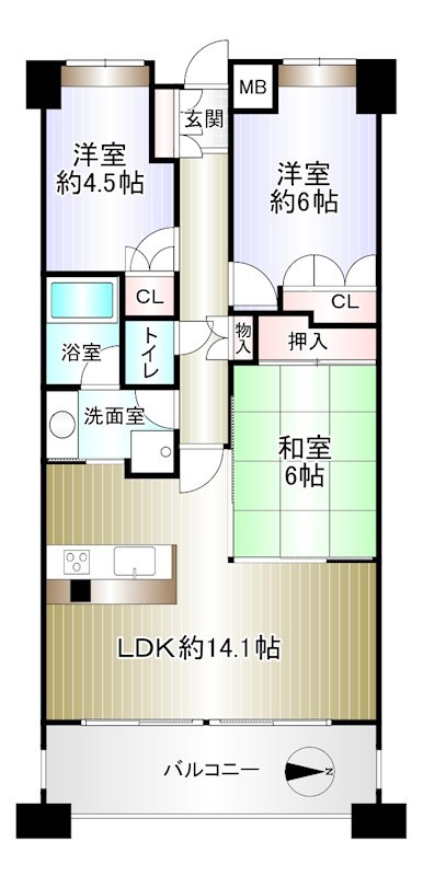 泉ヶ丘ガーデンハウス・エスタシオン  間取り図