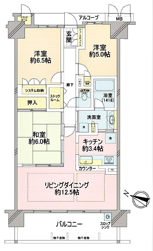 ヴューイスト泉ヶ丘 間取り図