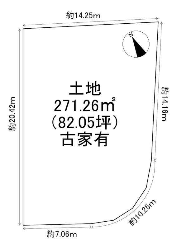 三原台４丁　土地 間取り図