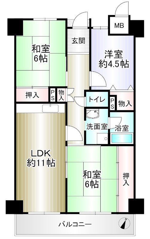 ステーションプラザ泉ヶ丘 間取り図