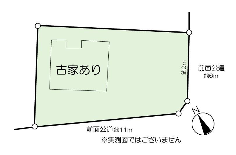 赤坂台６丁　土地 間取り図