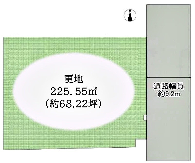 赤坂台4丁　土地 間取り図