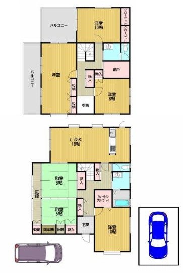 宮山台４丁　戸建 間取り図