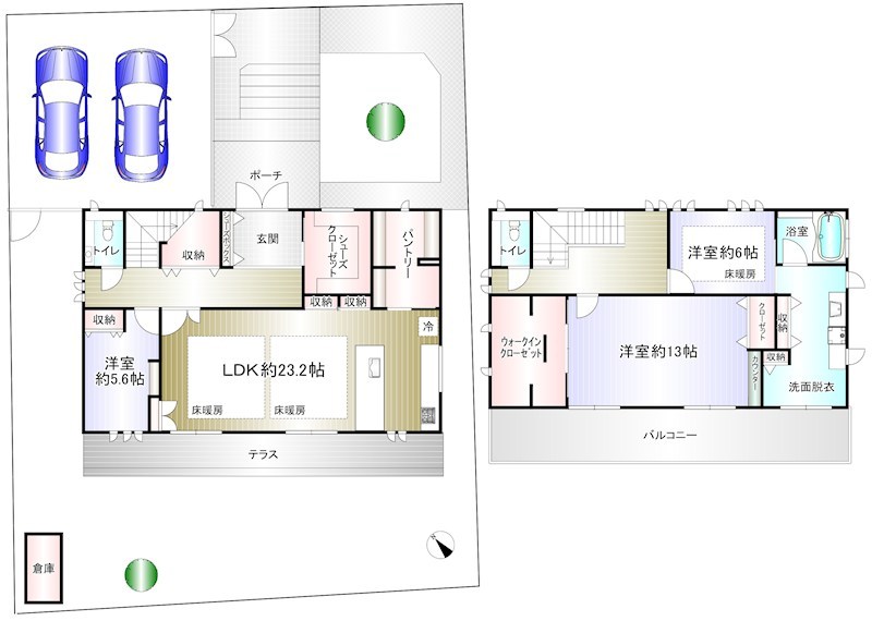槇塚台２丁　戸建 間取り図
