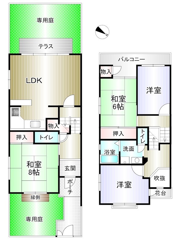 光明台A団地 間取り図