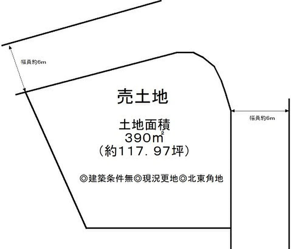 赤坂台５丁　土地 間取り図