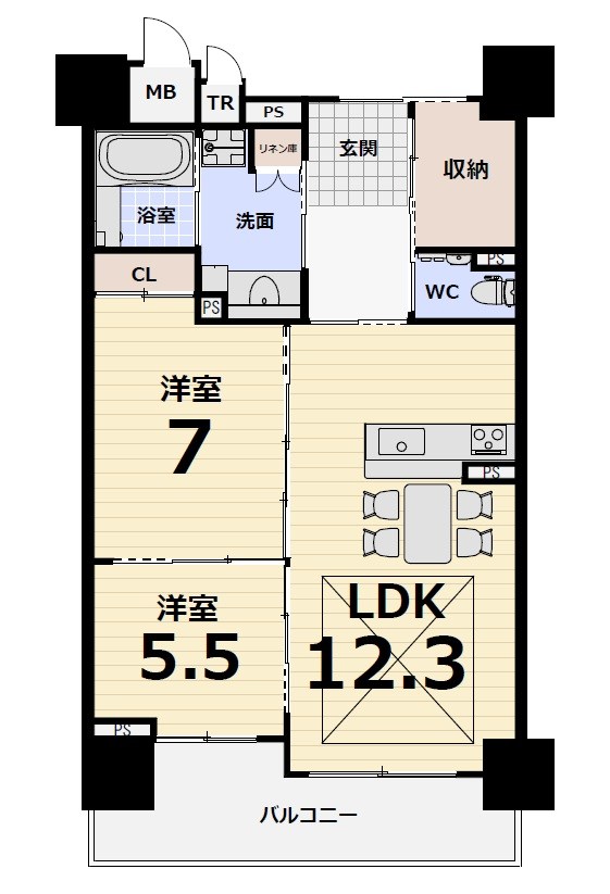 マスターズステージ泉ヶ丘 間取り図