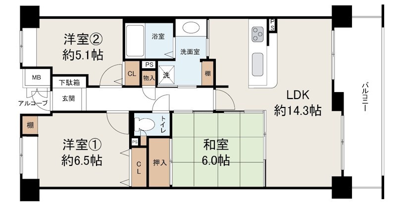 パークシティ泉ヶ丘 間取り図