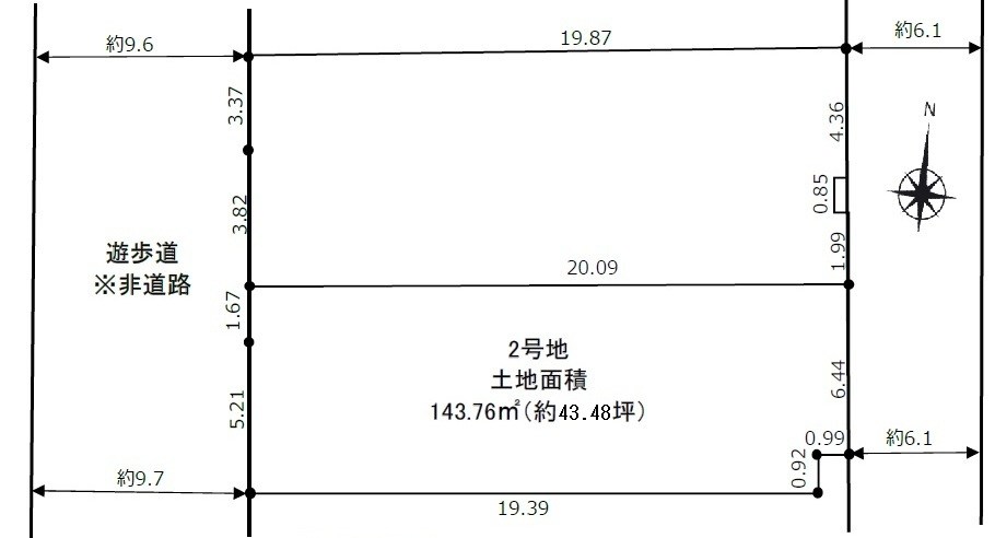 新檜尾台４丁　２号地 間取り図