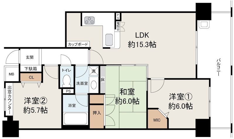 セレッソコート光明池ステーションシティ 間取り図