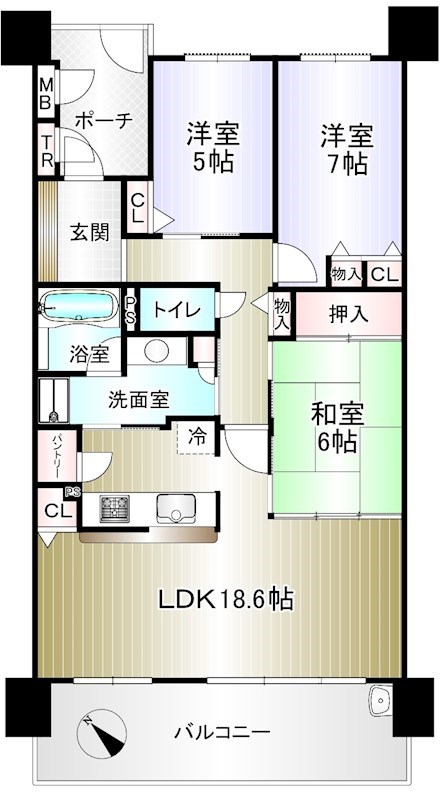 ルイシャトレ堺・光明池 間取り図