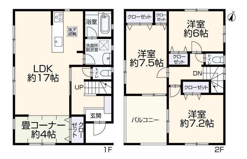 茶山台３丁　戸建 間取り図