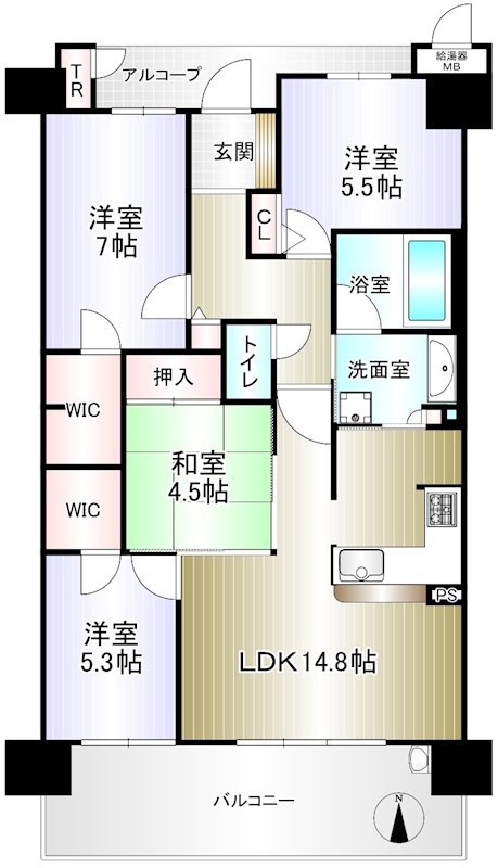 泉ヶ丘アイプレイス  間取り図