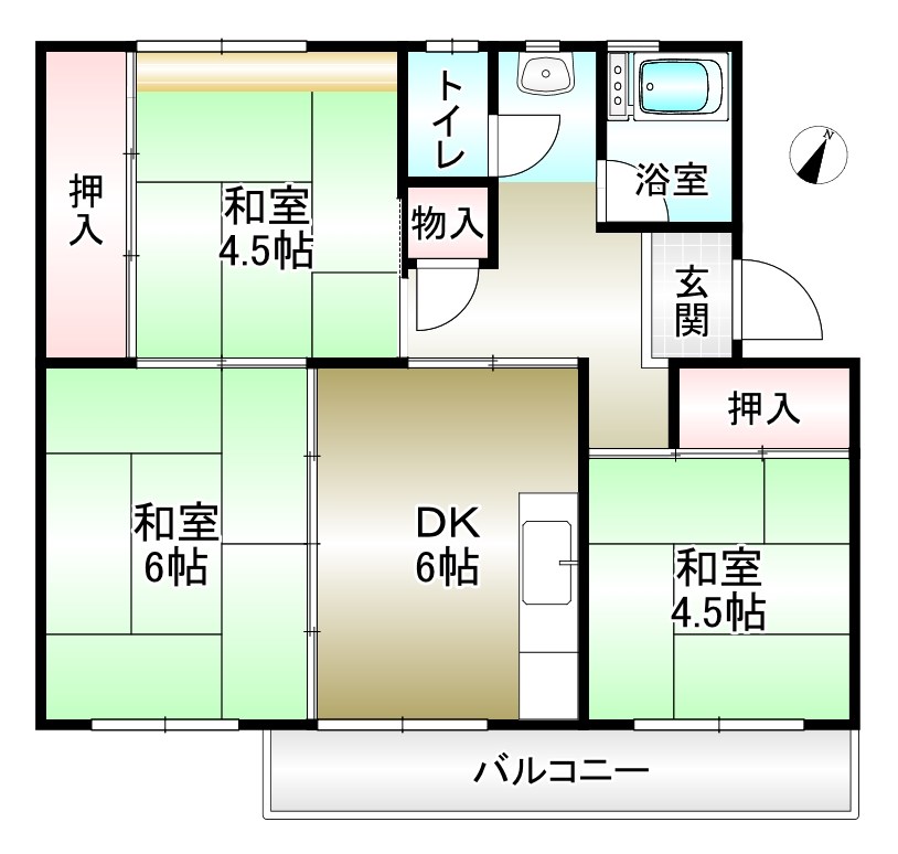 泉北桃山台第２団地29号棟 間取り図