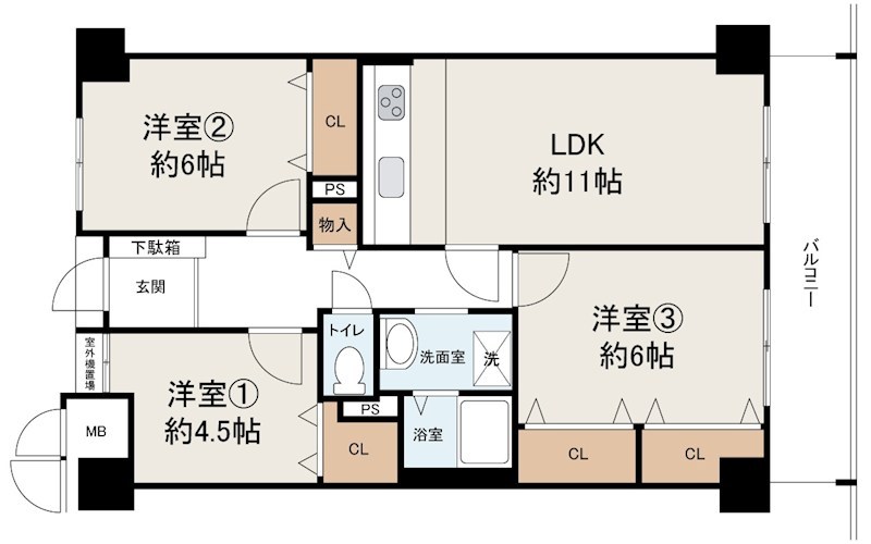ステーションプラザ泉ヶ丘 間取り図