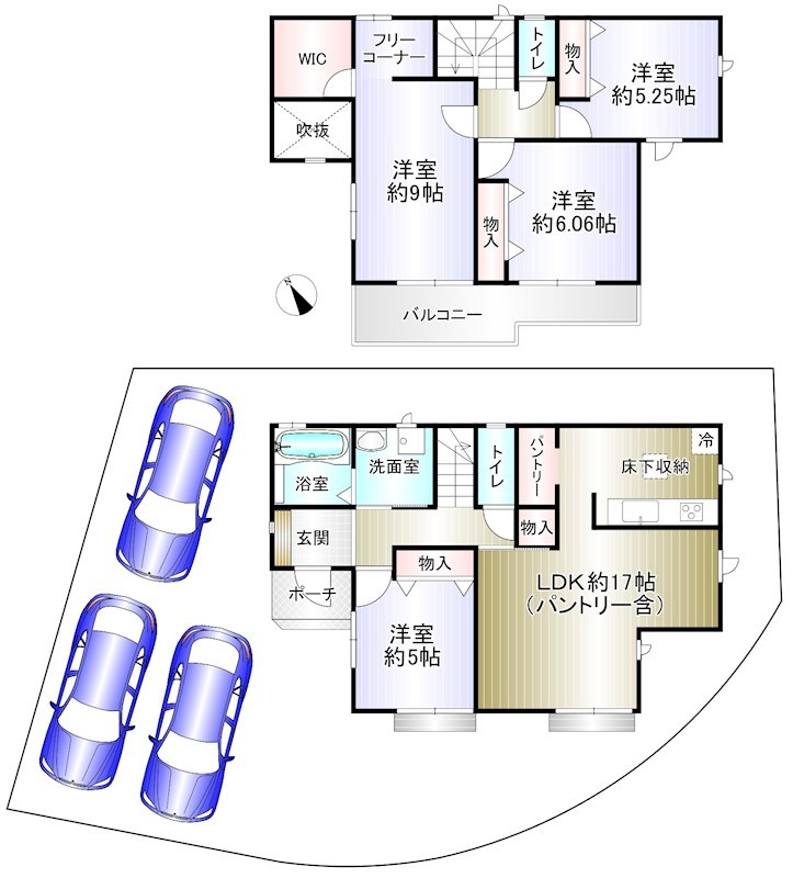 高倉台４丁　C号棟  間取り図