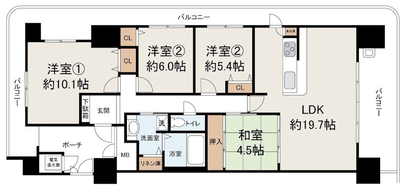 ディーレスティア堺・光明池 間取り図