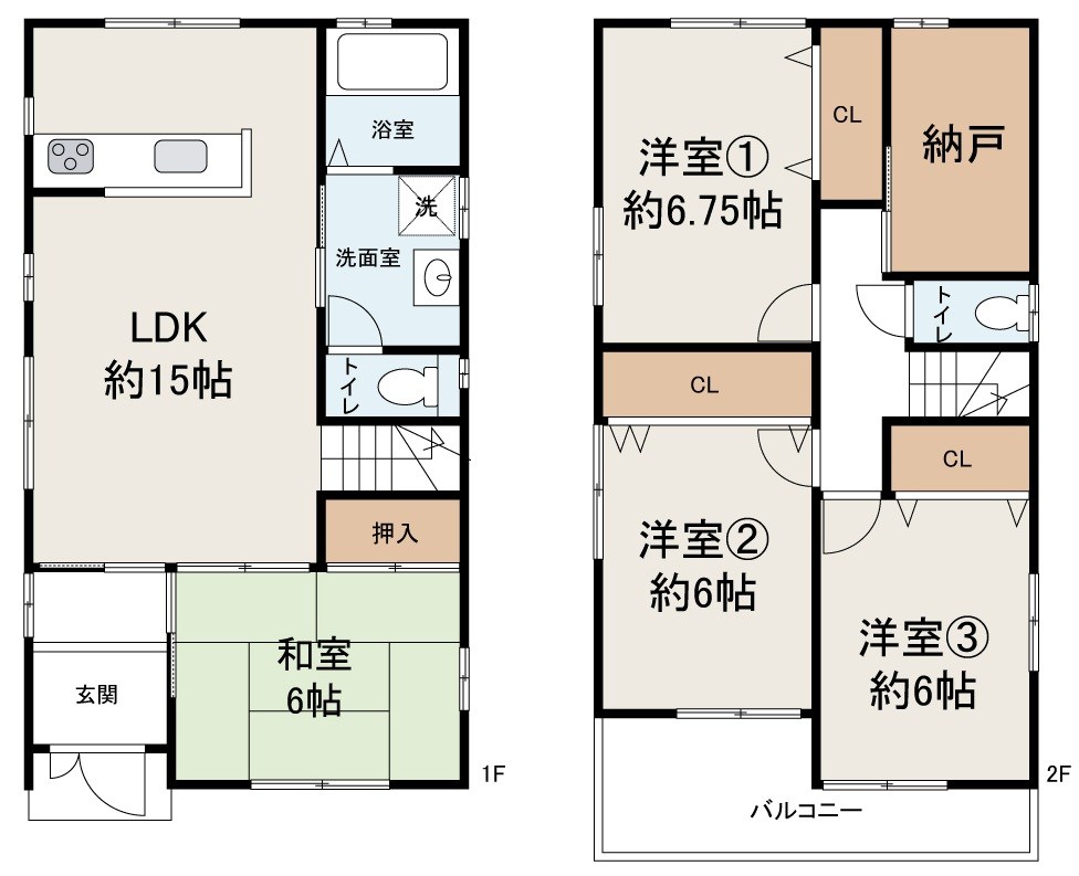 御池台４丁　戸建 間取り図