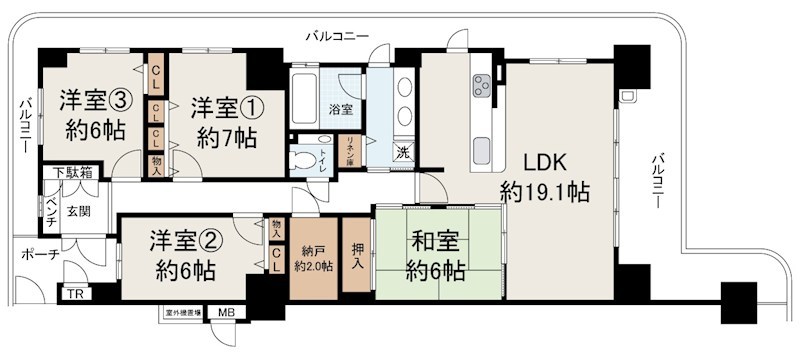 堺・泉北光明池城山公園シンシア 間取り図