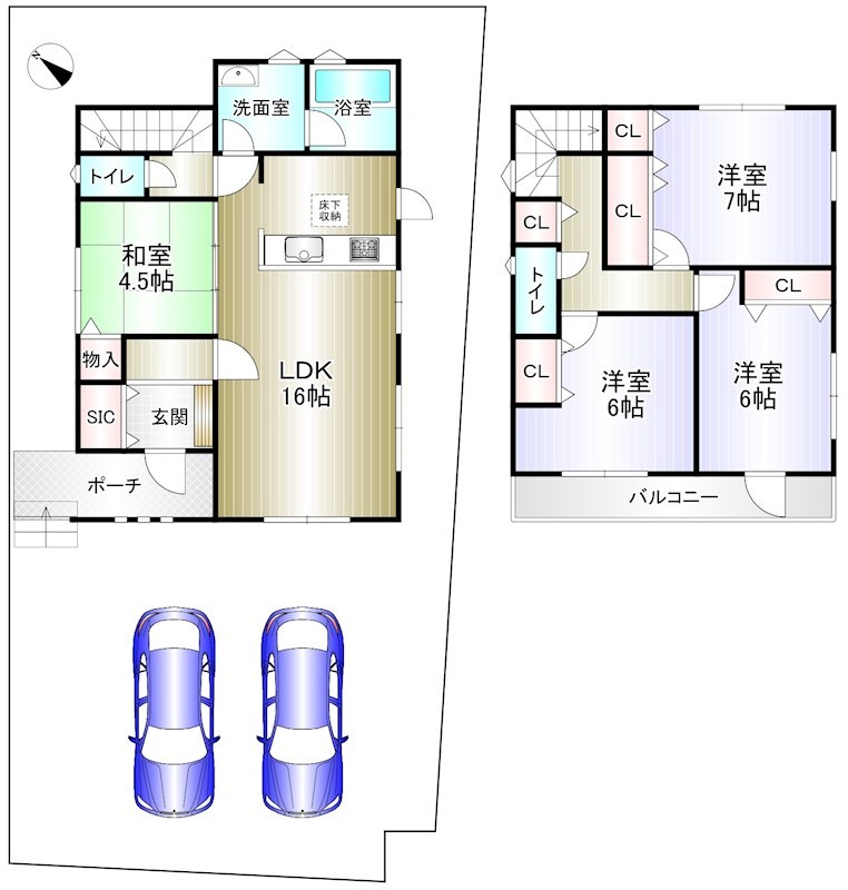 茶山台３丁B号棟  間取り図