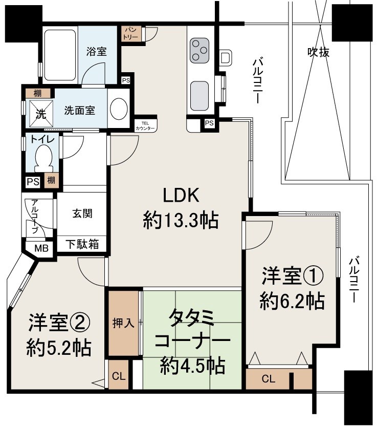 ラフィーナ堺・光明池 間取り図
