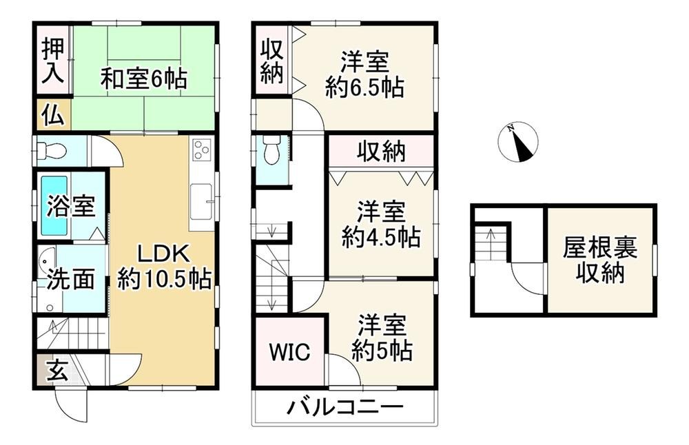深阪４丁　戸建 間取り図