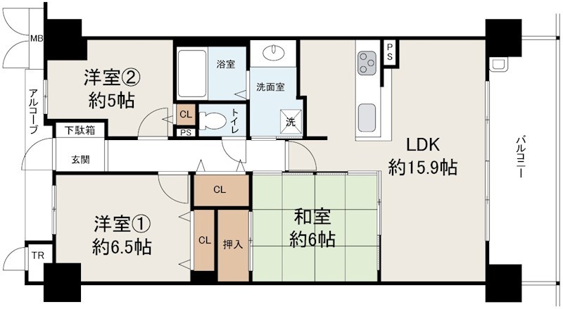 ヴューイスト泉ヶ丘 間取り図