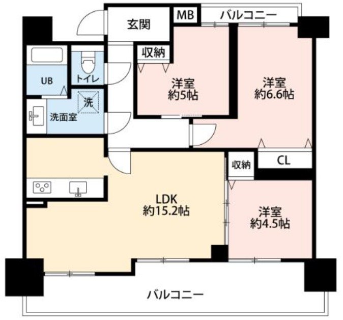 ソワール新檜尾台３号棟   間取り図