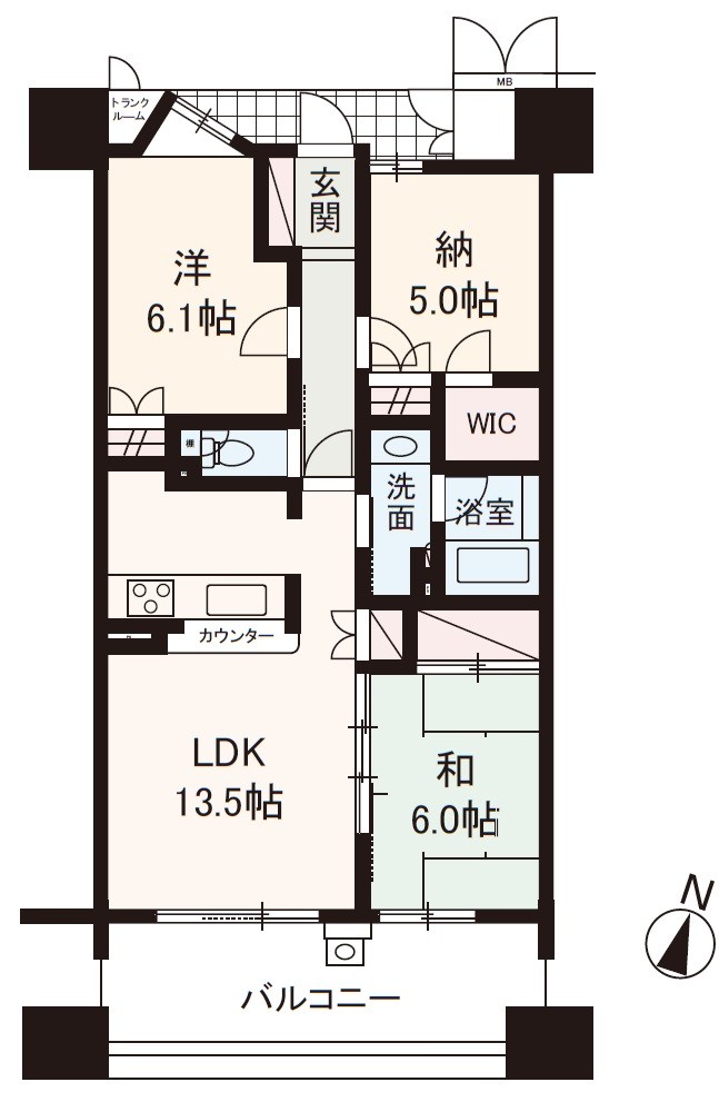 泉ヶ丘アーバンコンフォート 間取り図
