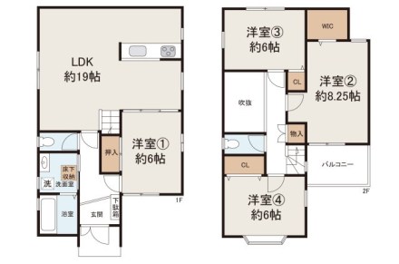 大森　戸建  間取り図
