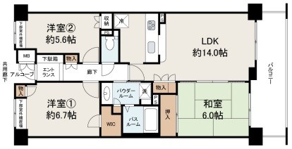 パークシティ泉ヶ丘 間取り図