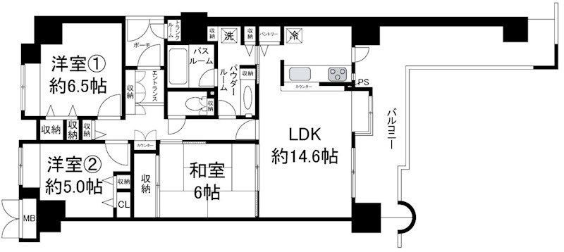 グレイスランドマーク堺・光明池 間取り図