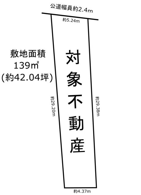 海部郡大治町大字西條字弥勒 間取図・土地図
