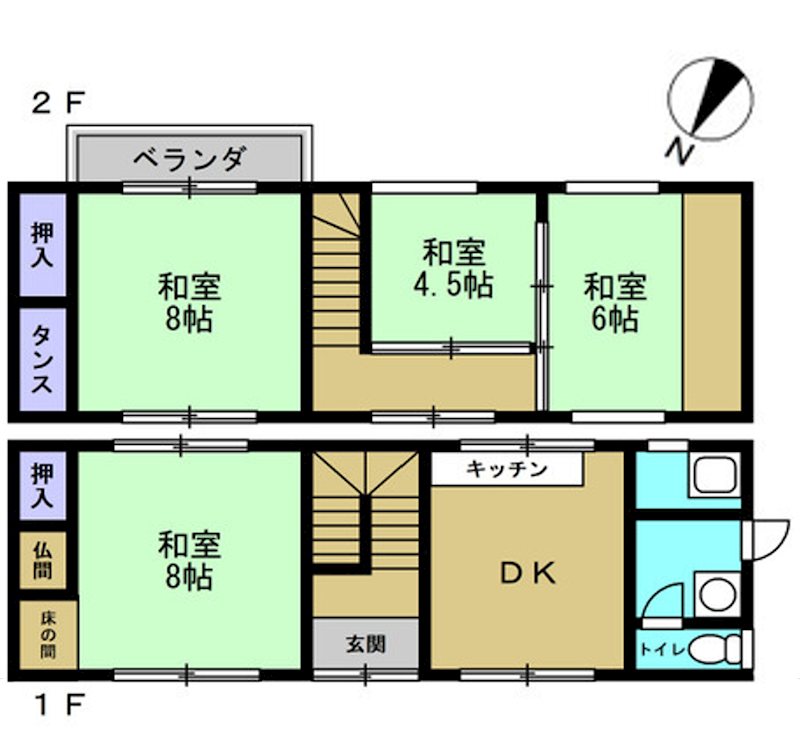 愛知県清須市西堀江 間取図・土地図