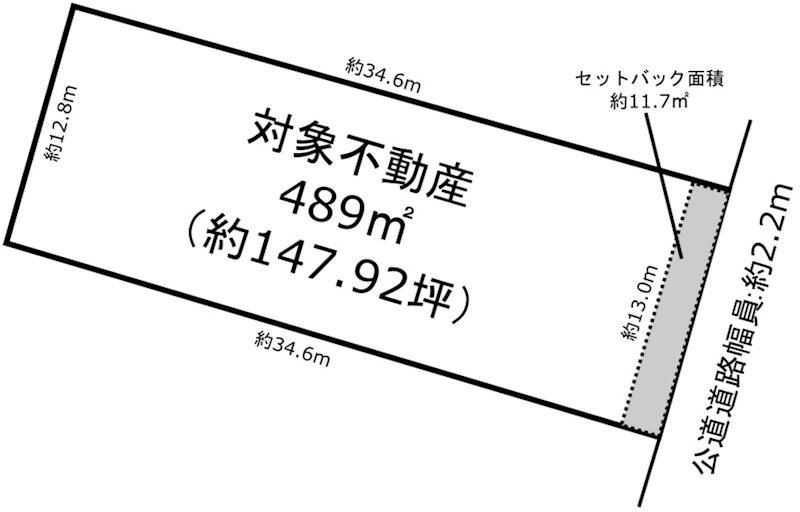 名古屋市港区小賀須一丁目 間取図・土地図