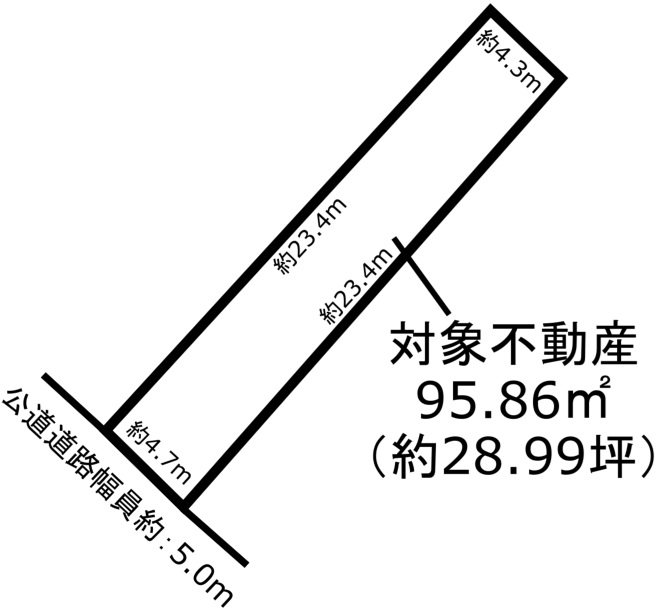 清須市土器野北中野 間取図・土地図