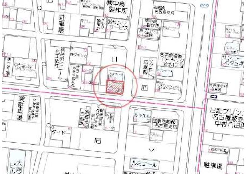名古屋市中村区並木一丁目　フリーハンド八田 現地写真