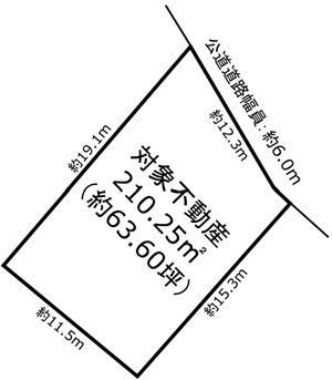 清須市春日夢の森一丁目 間取図・土地図