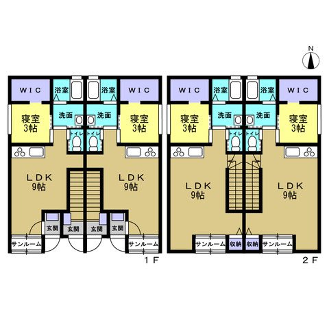 津市江戸橋二丁目　リオン 間取図・土地図