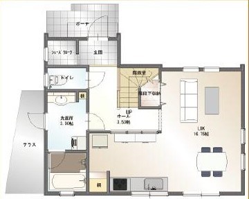 八王子市石川町 間取り図
