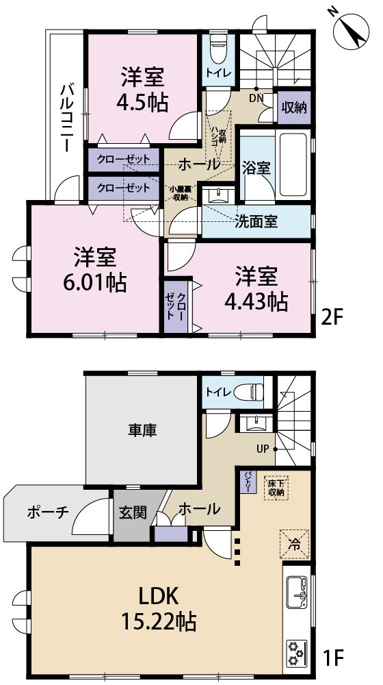 多摩市永山6丁目 間取り図