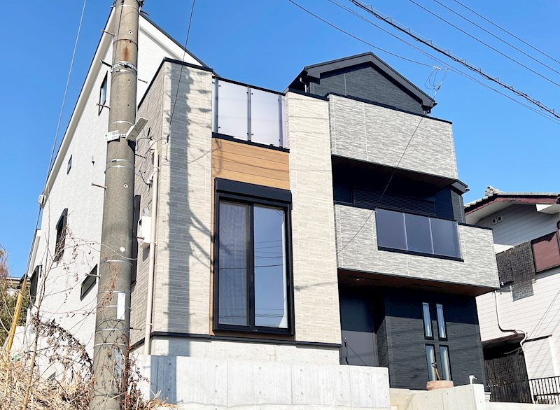 多摩市貝取　新築分譲住宅　2号棟 外観写真