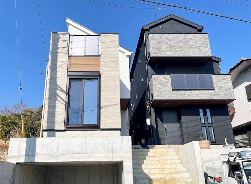 多摩市貝取　新築分譲住宅　１号棟 外観写真