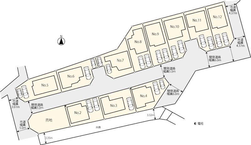 立川富士見町 1号地 間取り図