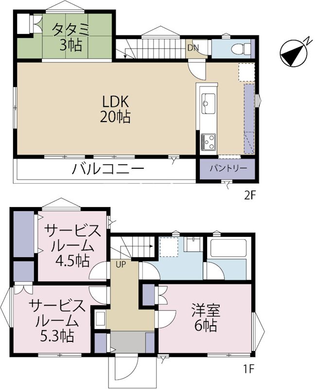 緑町-昭島10期-　No.2 間取り図