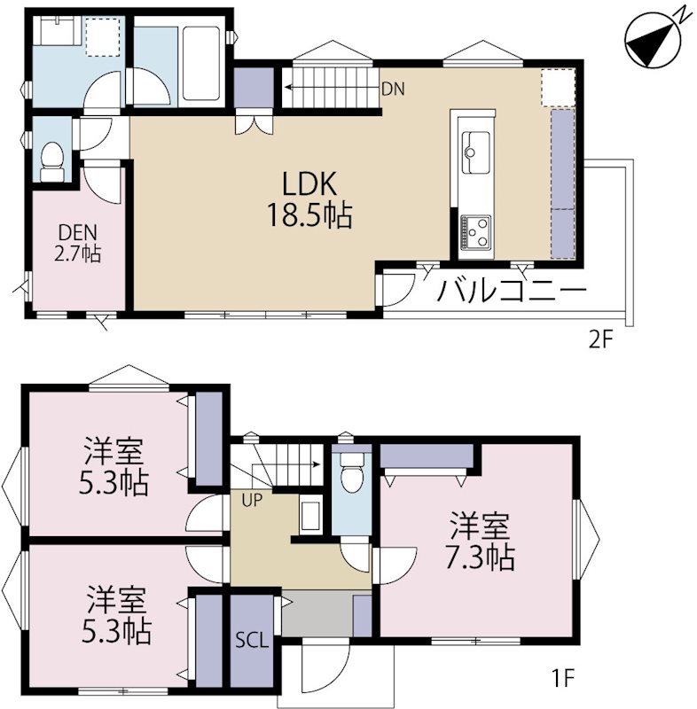 緑町-昭島10期-　No.6 間取り図
