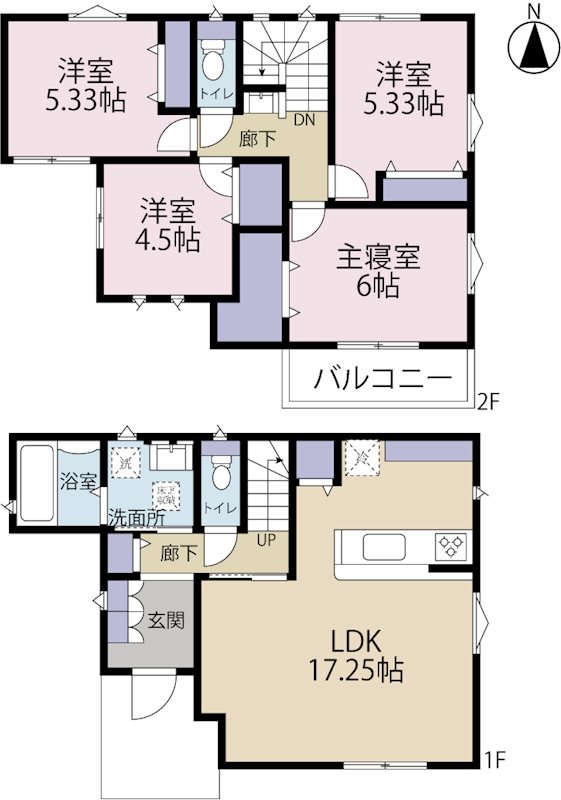 立川富士見町　7号棟 間取り図