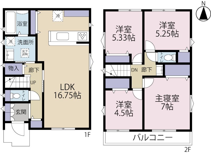 立川富士見町　9号棟 間取り図